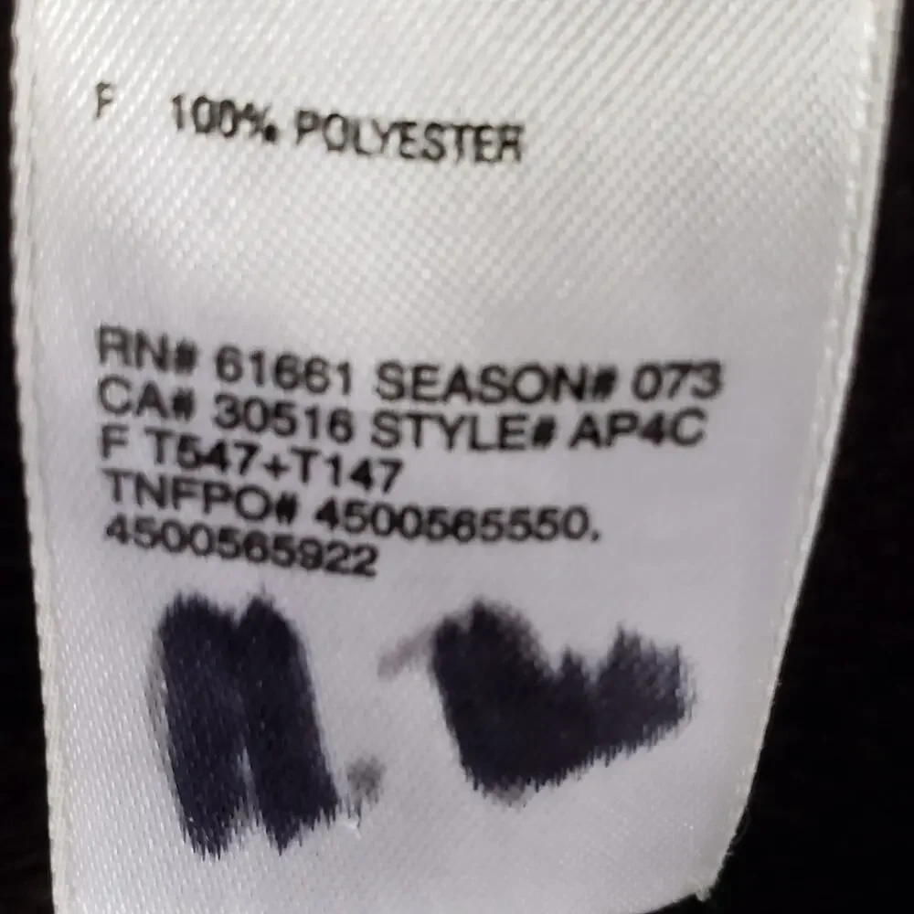 North Face Black Fleece Half Zip Pullover
